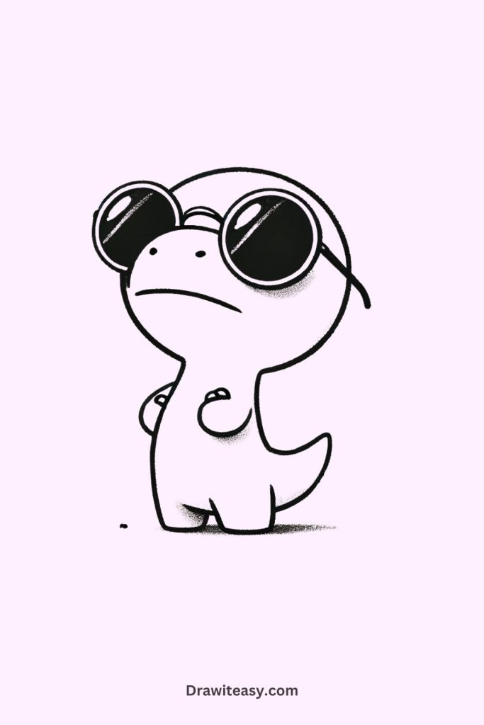 Dinosaur with Sunglasses