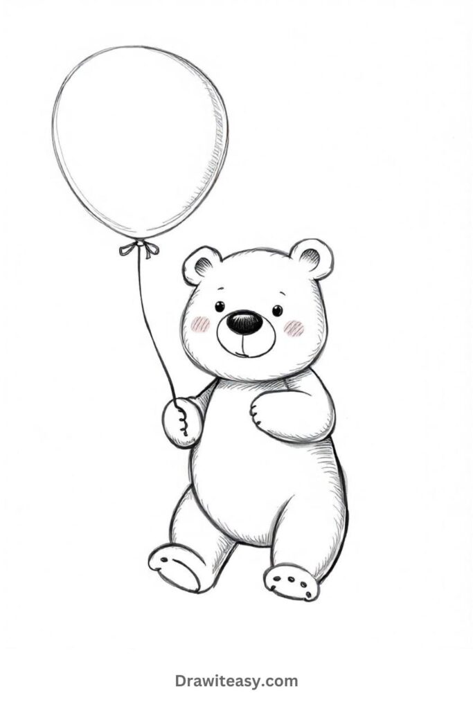 Bear with a Balloon