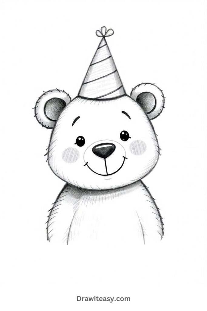 Bear with a Birthday Hat