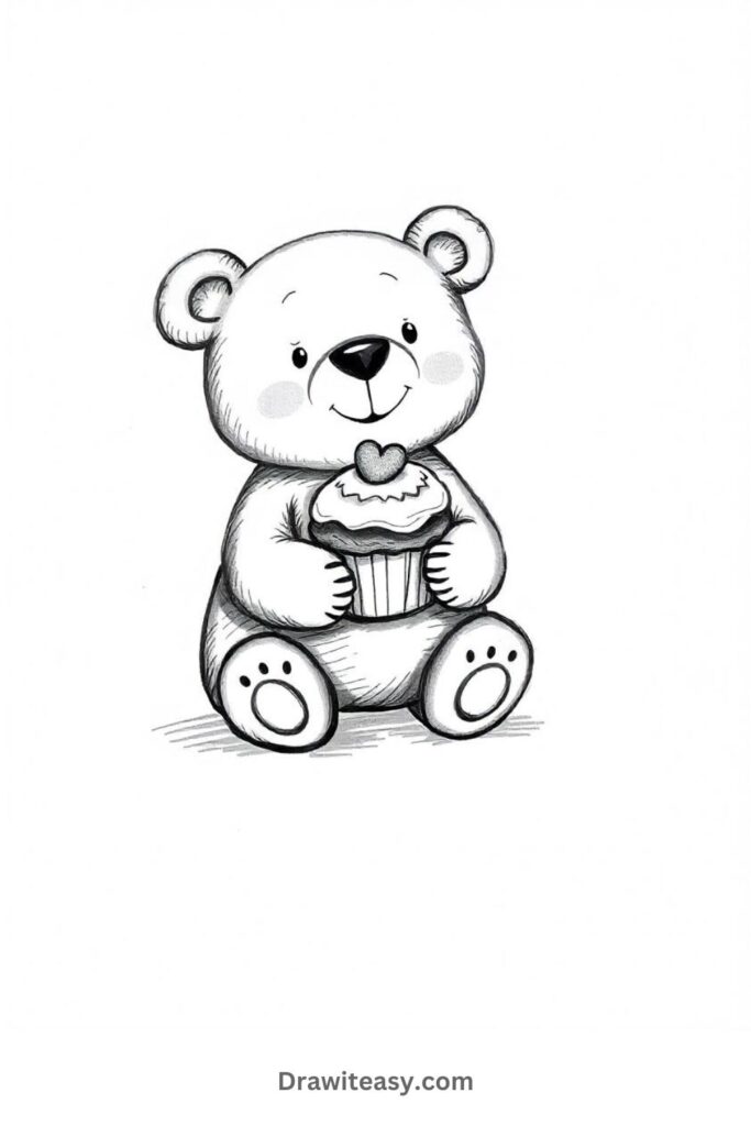 Bear with a Cupcake