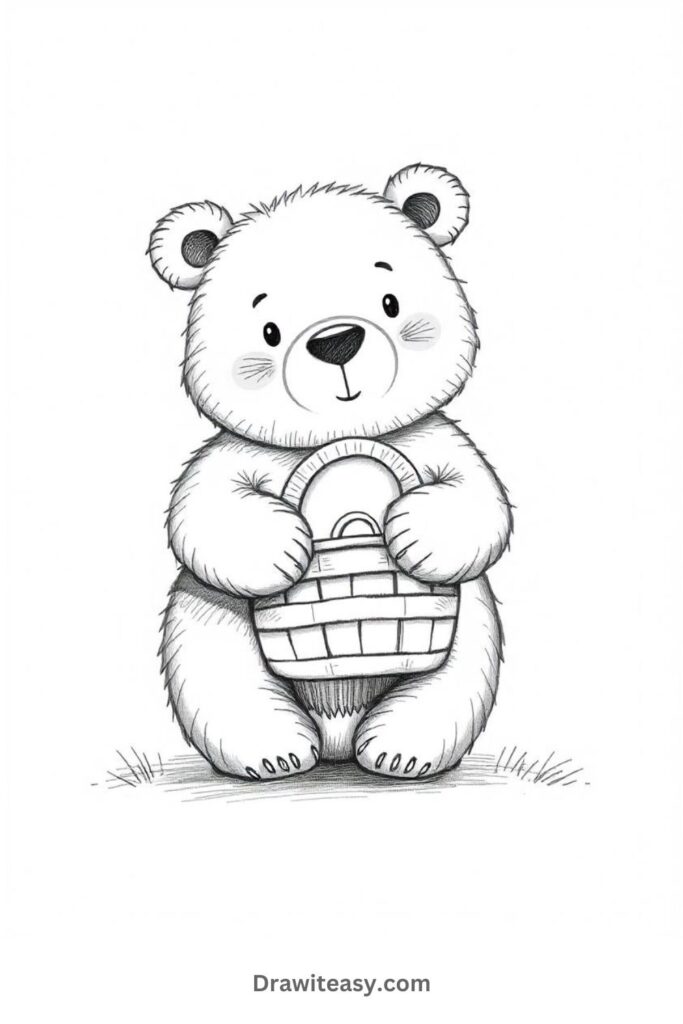 Bear with a Picnic Basket