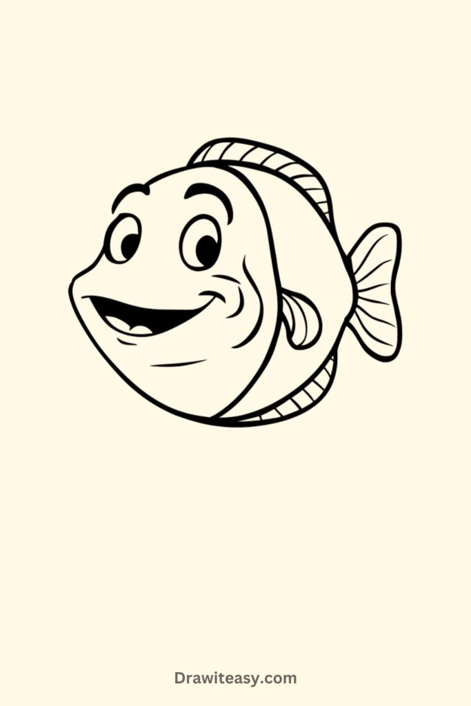 Cartoon Fish Drawing