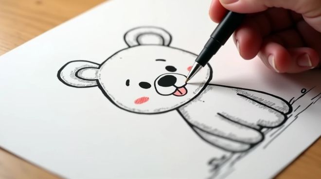 Cute Bear Drawing Ideas