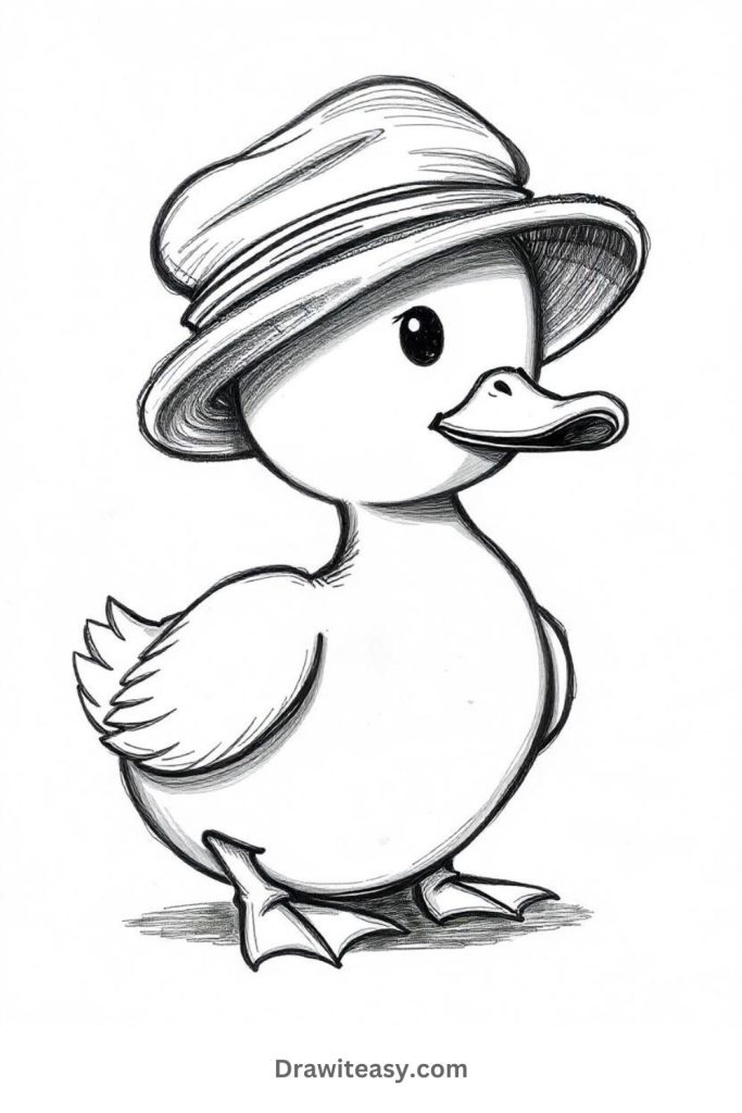 Duck Wearing a Hat