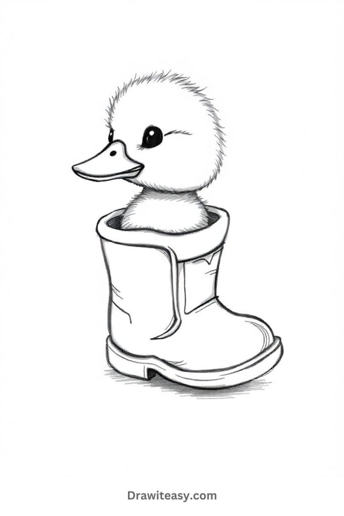 Duckling in a Boot