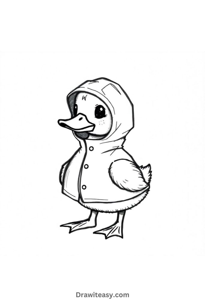 Duckling in a Raincoat