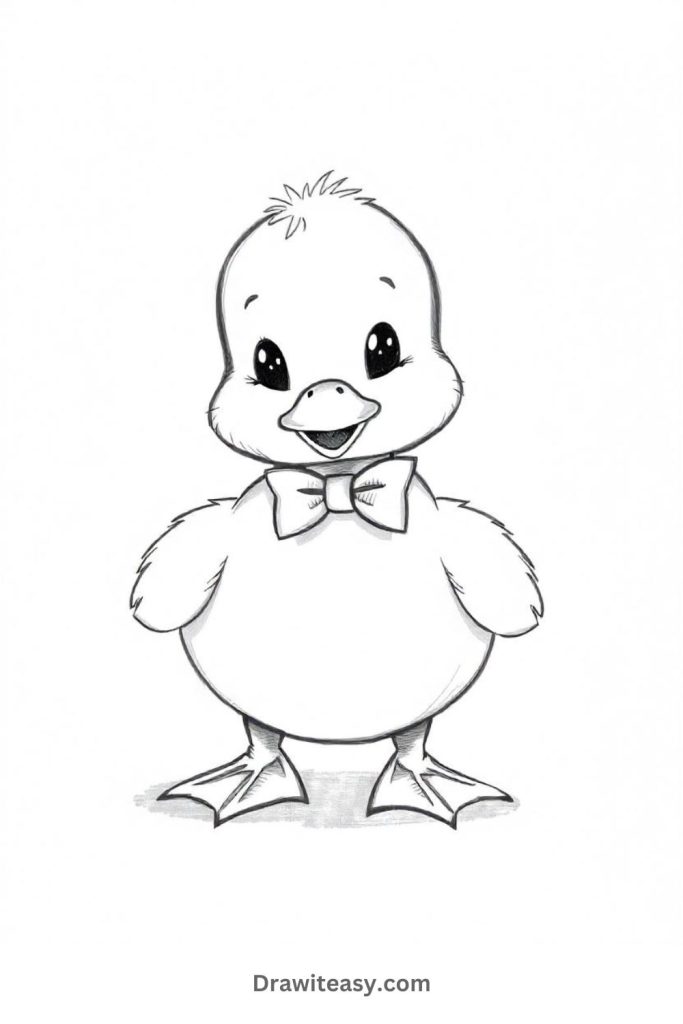 Duckling with a Bow Tie