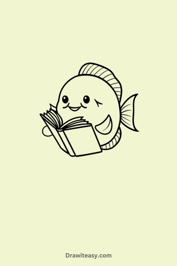 Fish Reading a Book