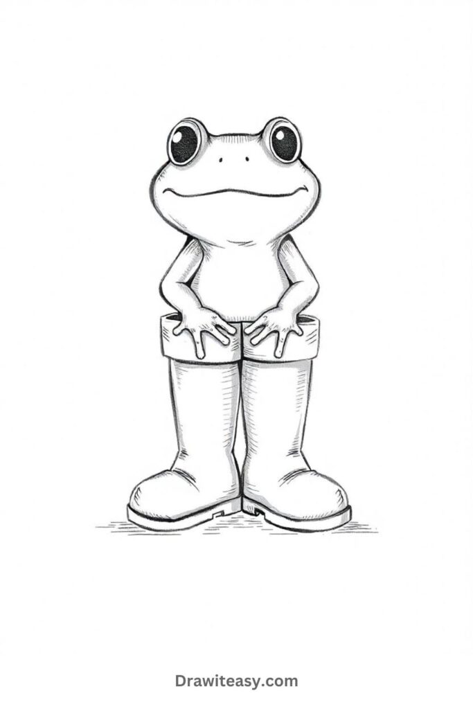 Frog in Rain Boots