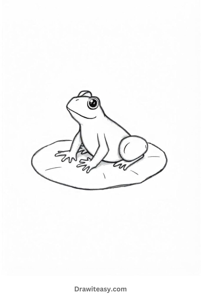 Frog on a Lily Pad