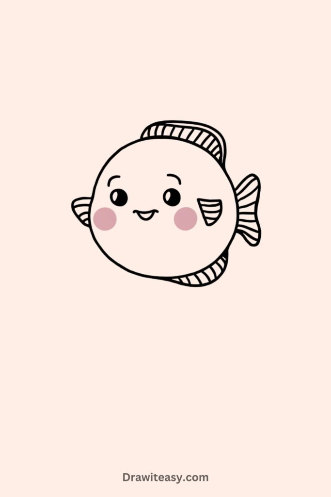 Little Fish With Blush On Cheek