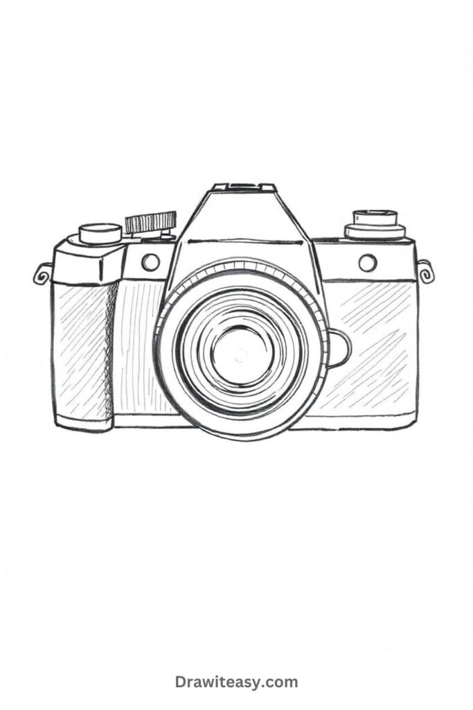 Minimalist Camera Outline