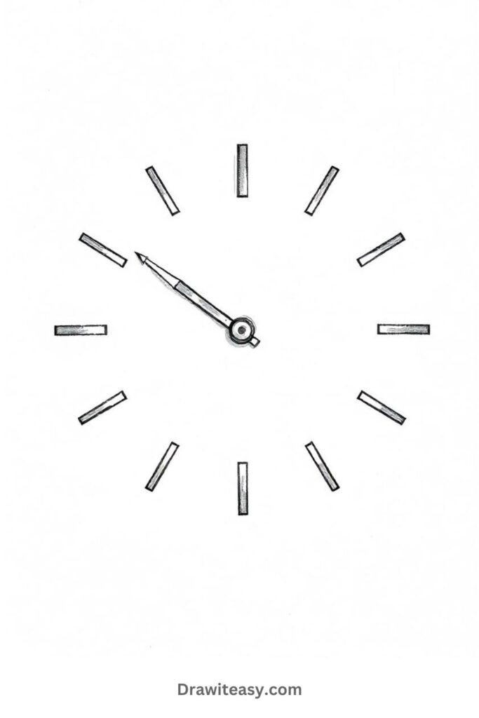 Minimalist Clock Face