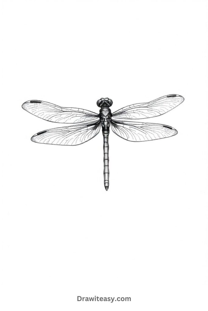 Minimalist Dragonfly