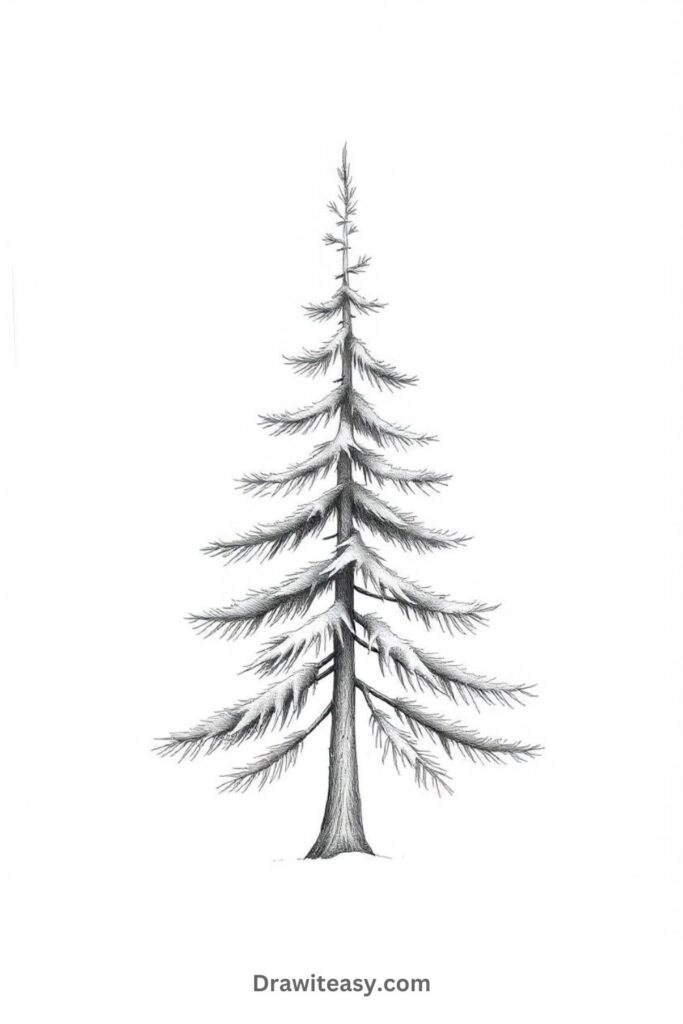 Minimalist Pine Tree