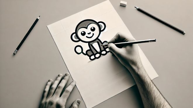 Monkey Drawing Ideas