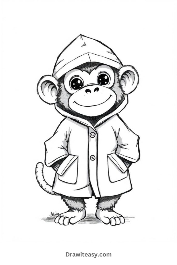 Monkey in a Raincoat