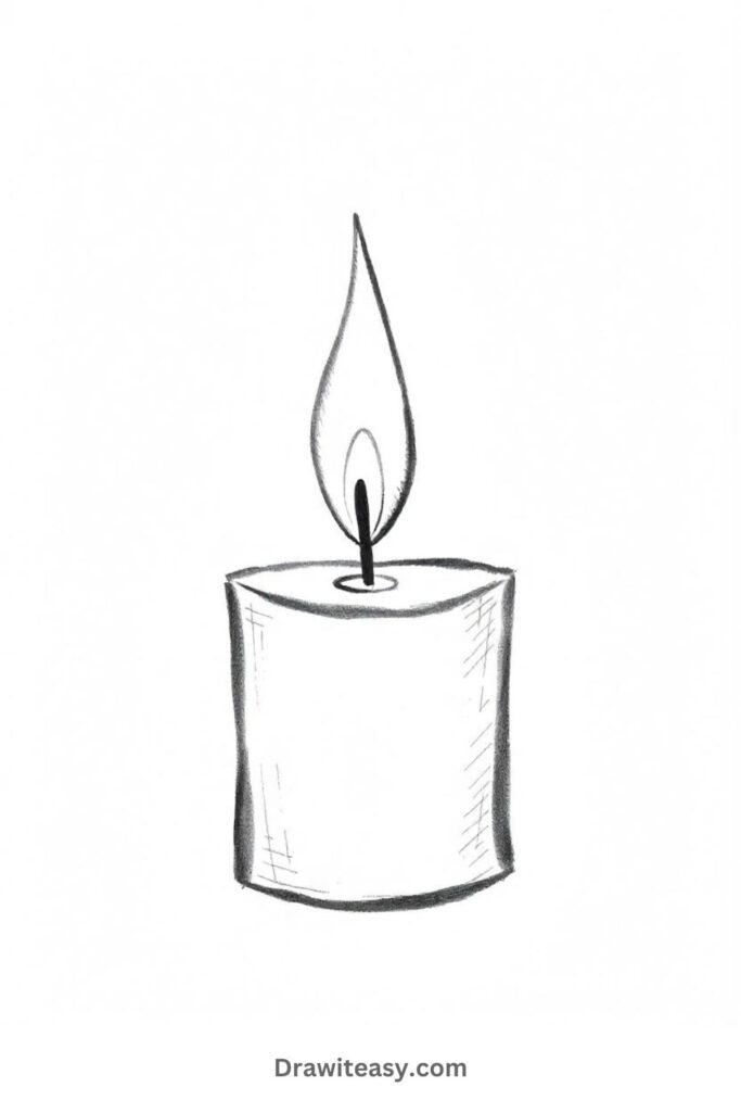 Simple Candle Flame