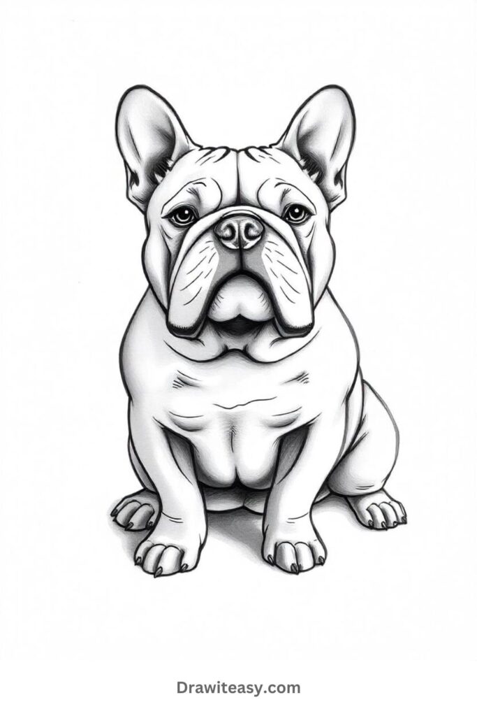 Sitting Bulldog