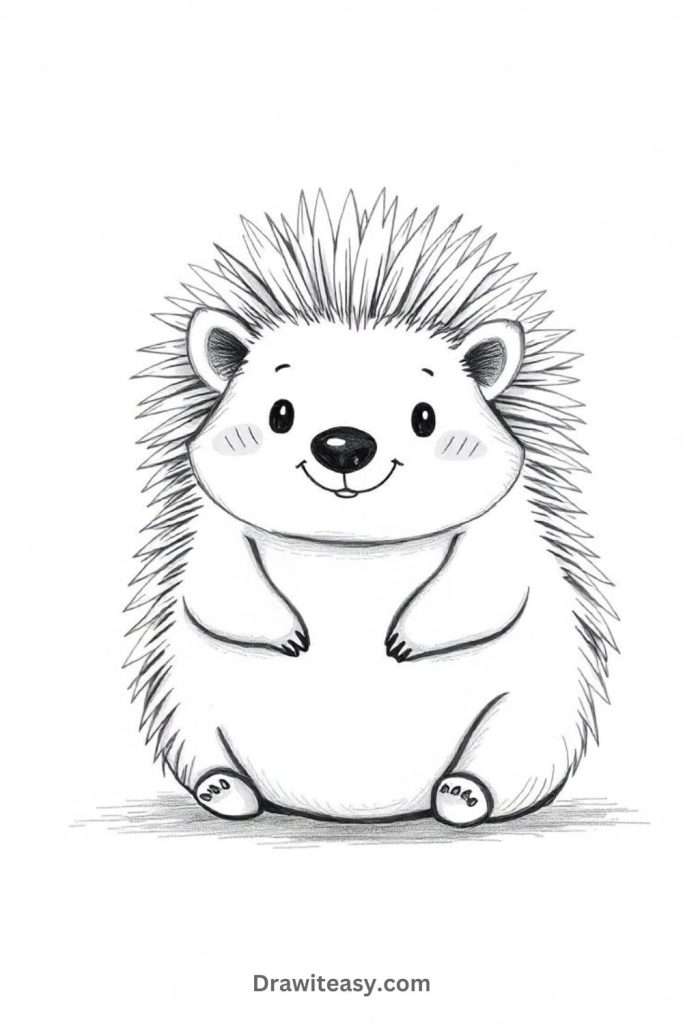 Sitting Hedgehog