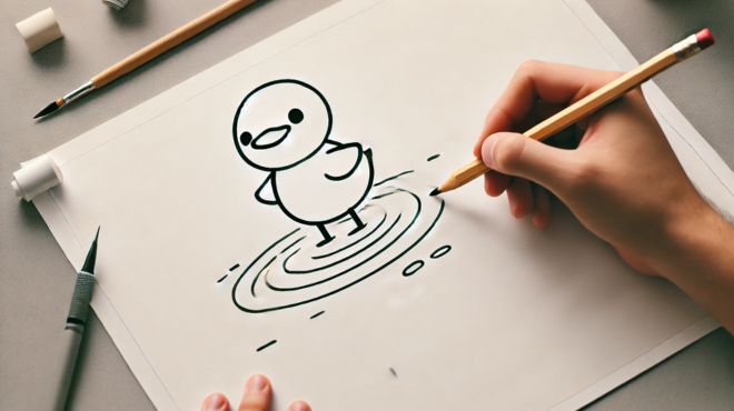 duck Drawing Ideas