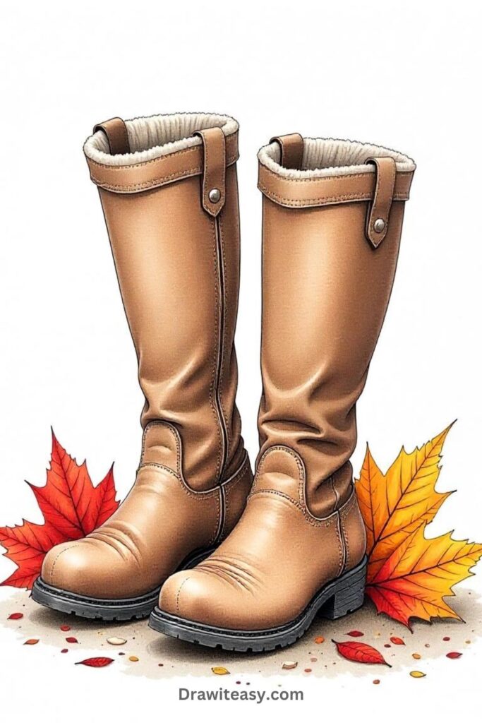 Boots with Fallen Leaves (1)