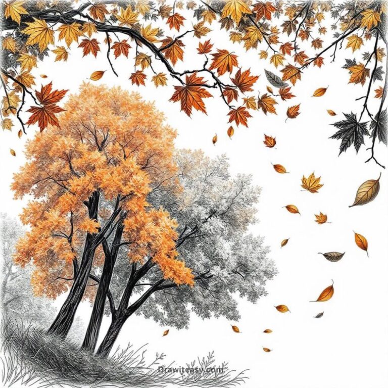 Fall Drowing Stunning Fall Drawing Ideas to Spark Your Creativity