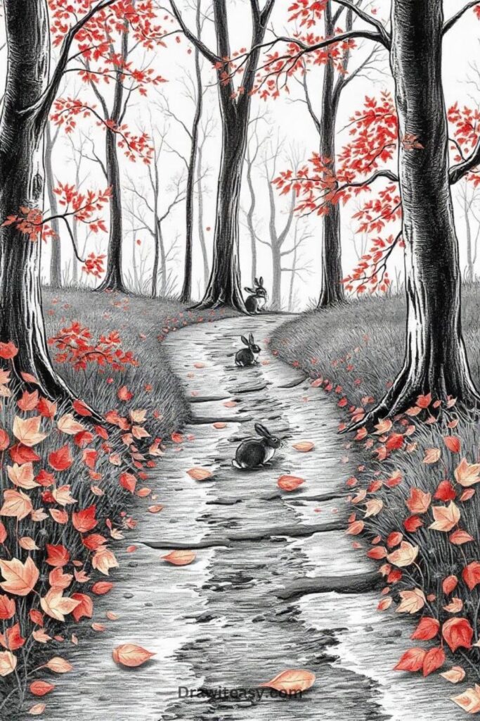 Forest Path with Fallen Leaves (1)