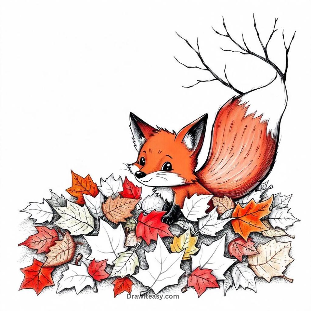 Fox Amongst the Fallen Leaves (1)