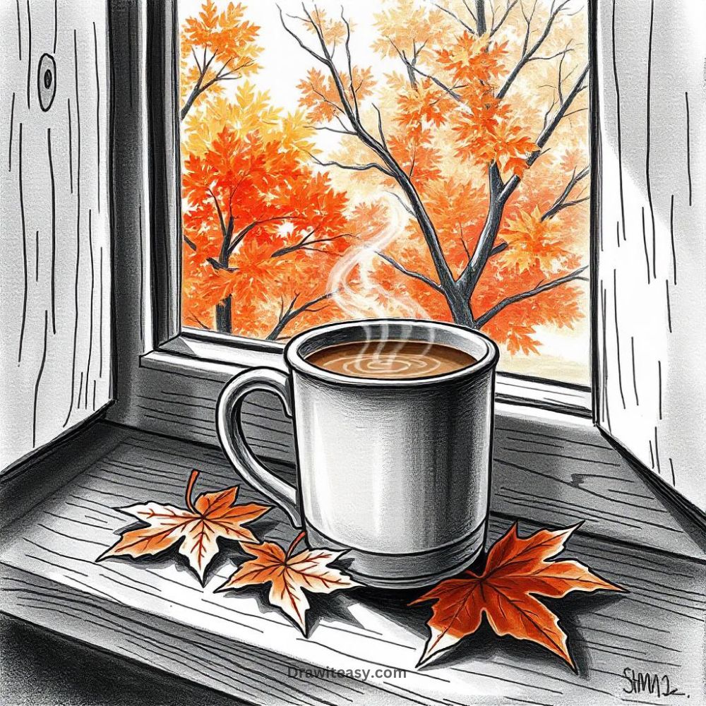 Hot Chocolate Mug by a Window (2)