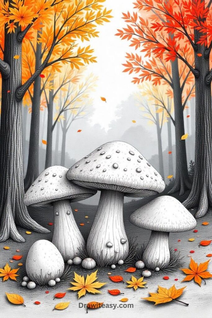 Mushrooms in the Forest (3)