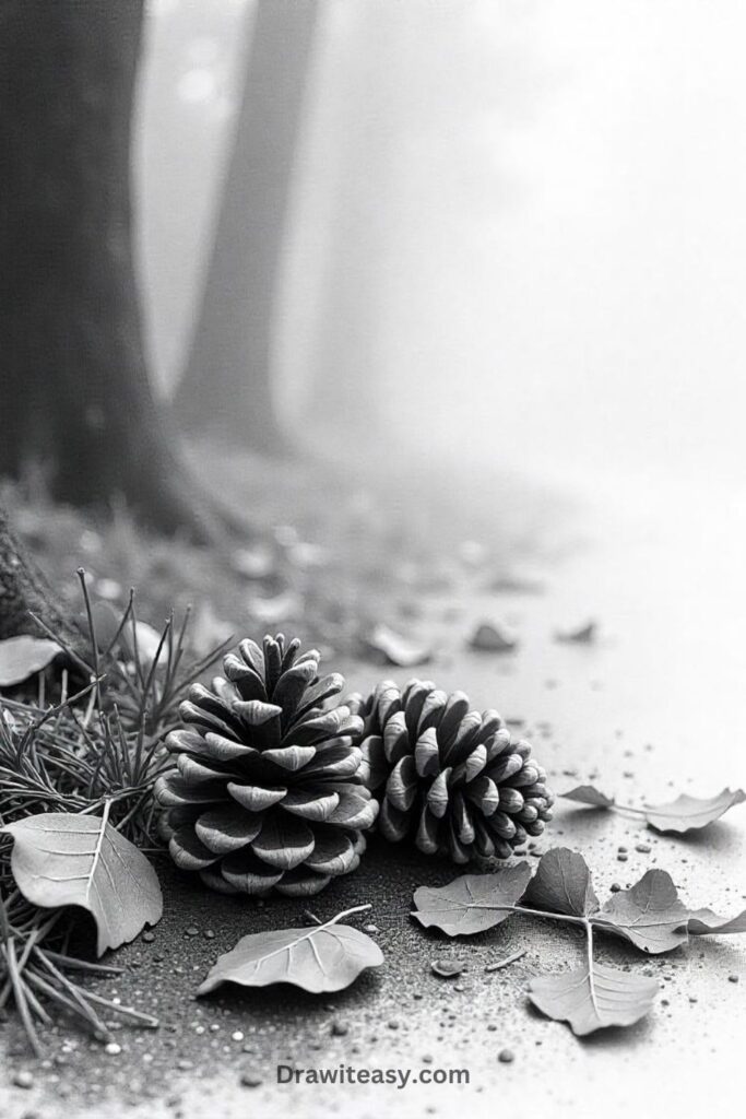 Pine Cones on the Ground (1)