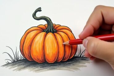 Pumpkin Drawing Ideas