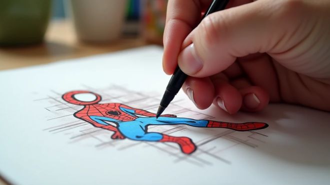 Spider-Man Drawing Ideas for Beginners