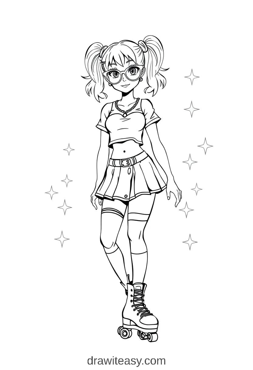 Super Cute! 20 Aesthetic Y2K Coloring Pages to Print - Draw It Easy