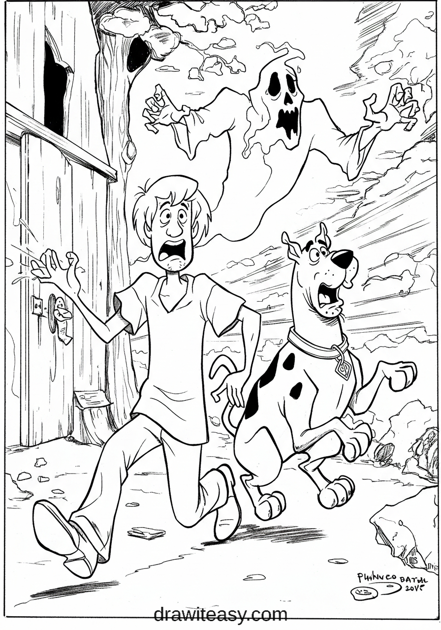 20 Fun Cartoon Coloring Pages for Kids & Adults! - Draw It Easy
