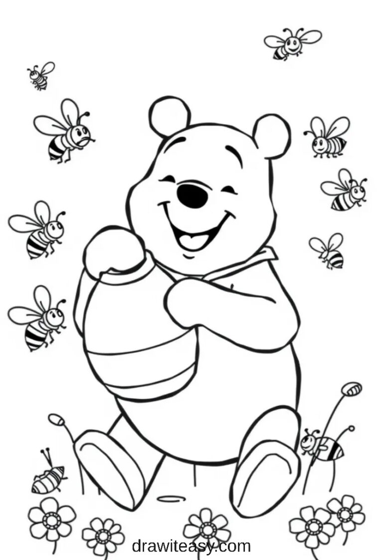 20 Fun Cartoon Coloring Pages for Kids & Adults! - Draw It Easy
