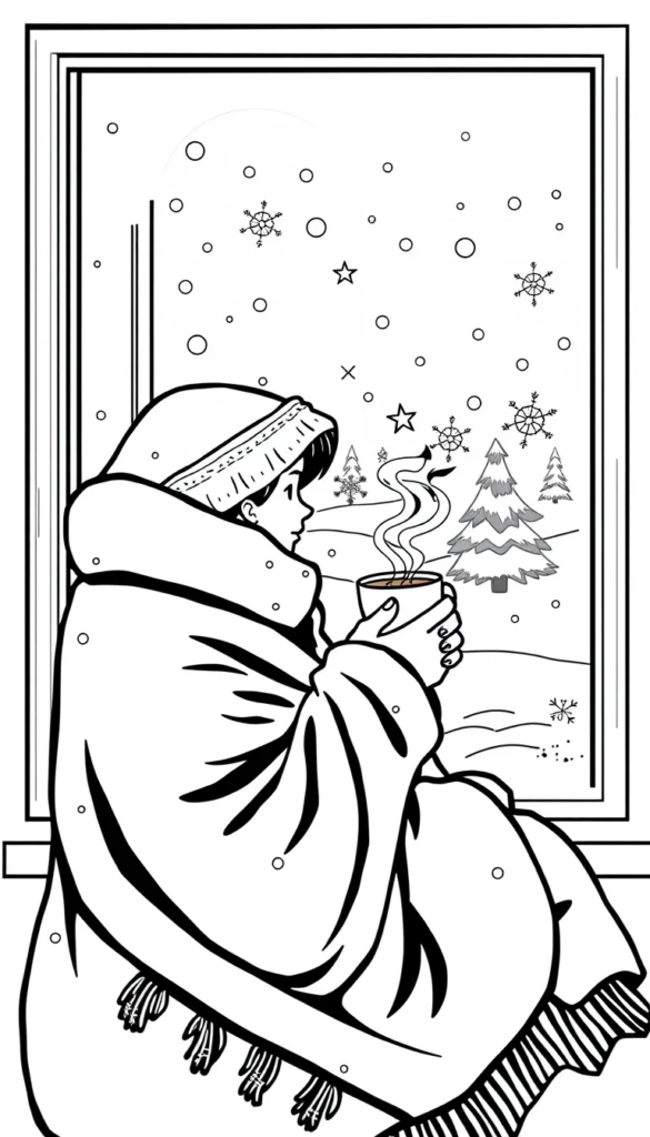 Hot Cocoa by the Window