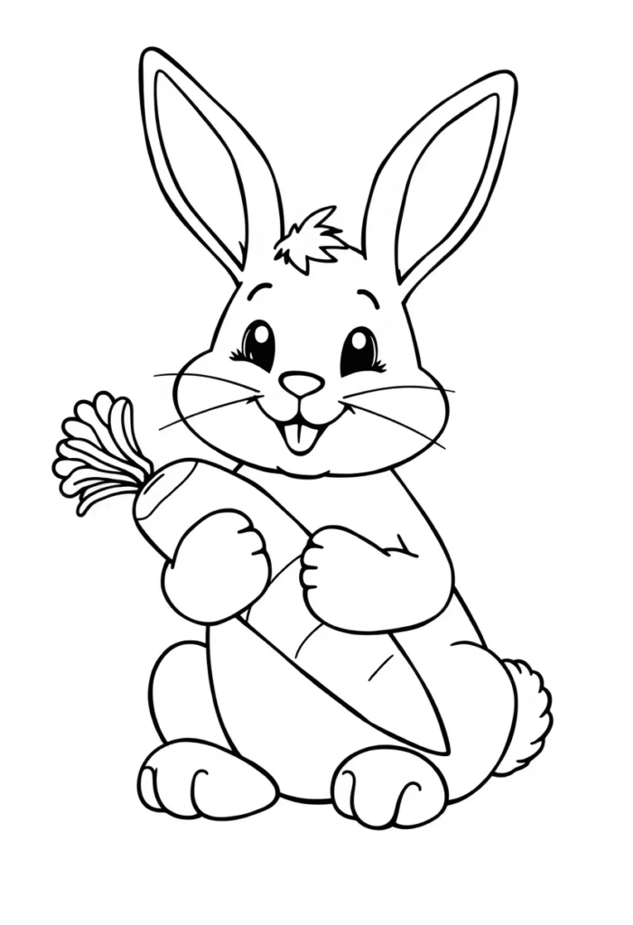 Bunny with a Carrot