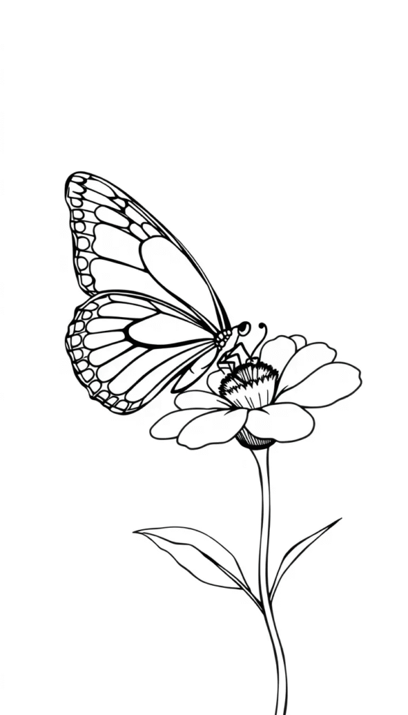 Butterfly on Flower
