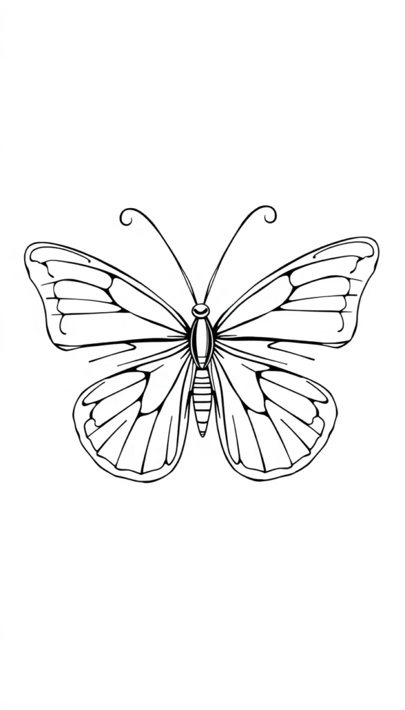 Butterfly with Long Antennae