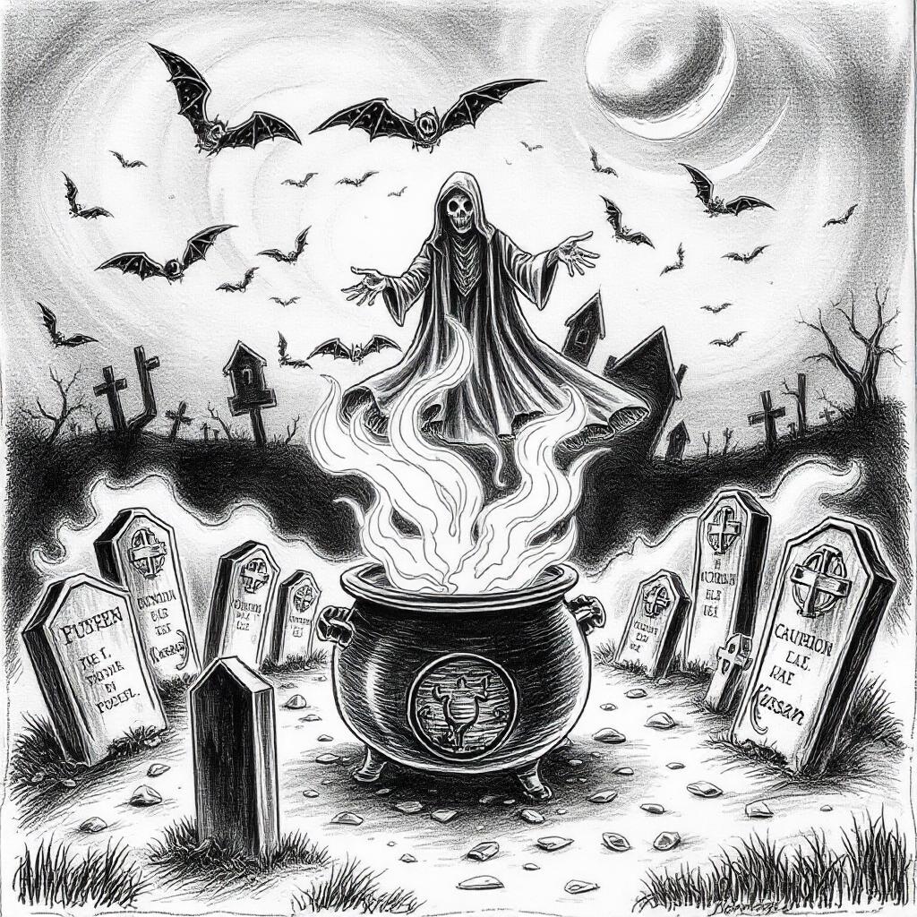 Cauldron Bubbling with Magic