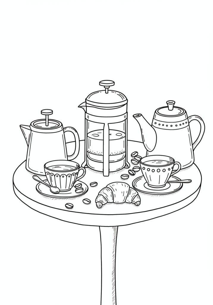 Coffee and Tea Still Life