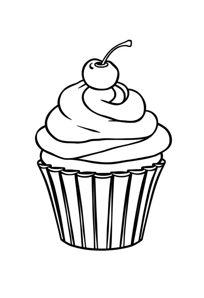 Cupcake with Cherry