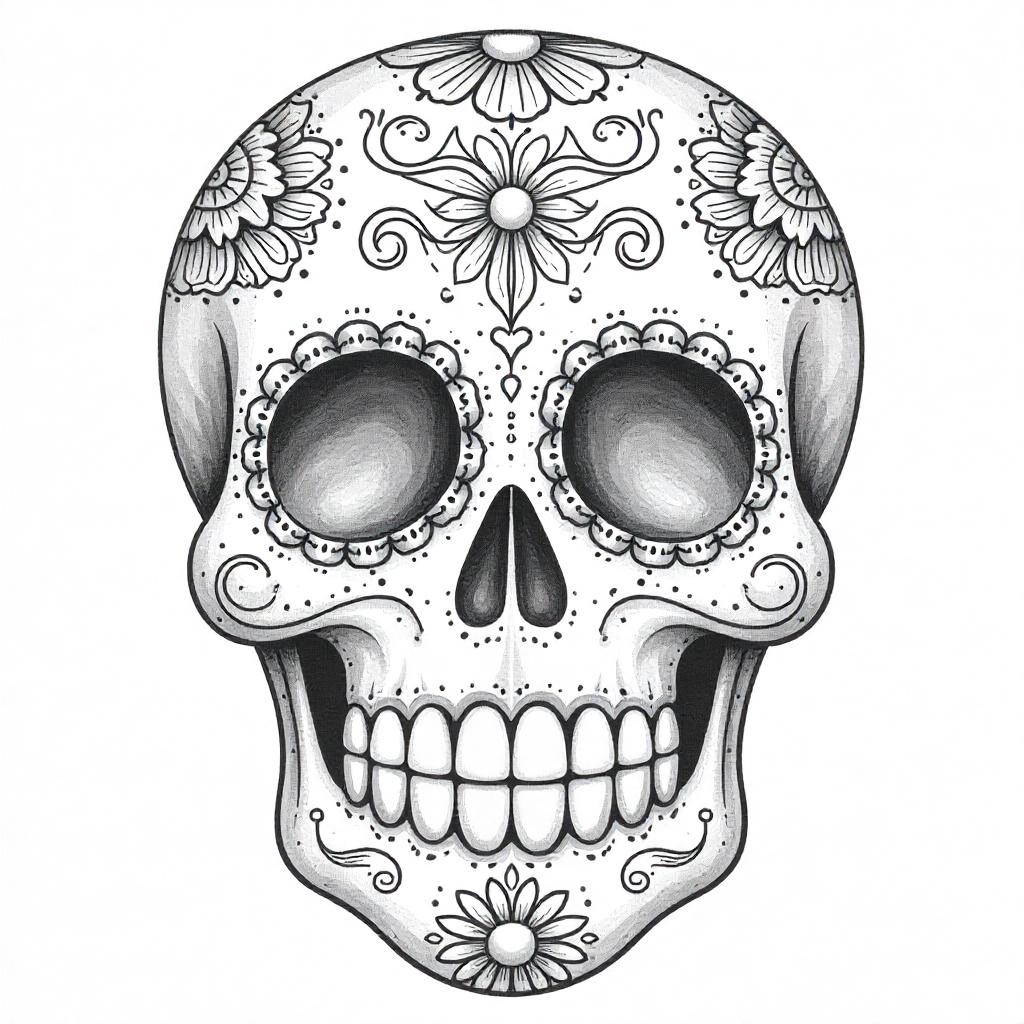 Day of the Dead Sugar Skull