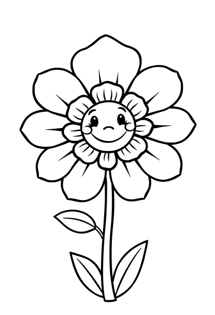 Flower with a Face