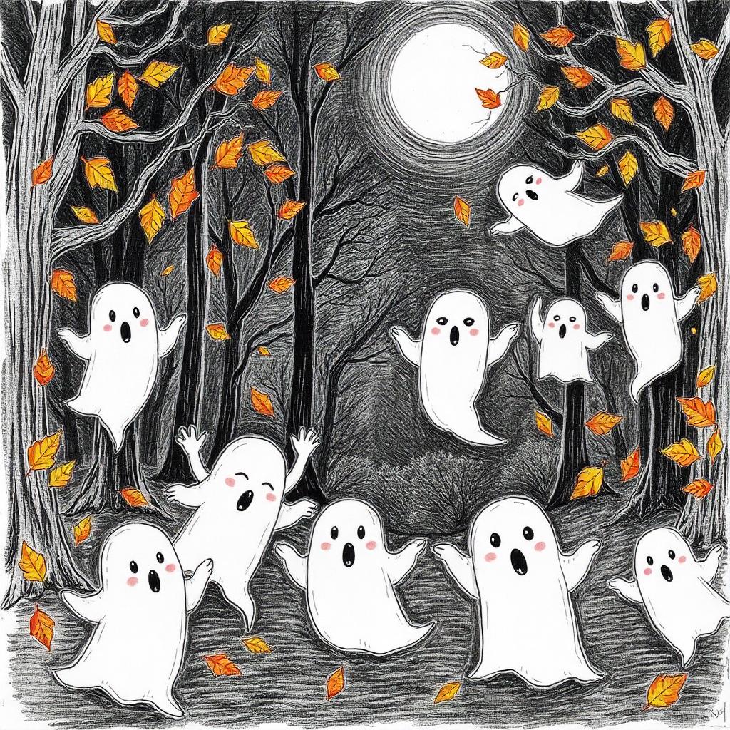 Friendly Ghosts Floating Around