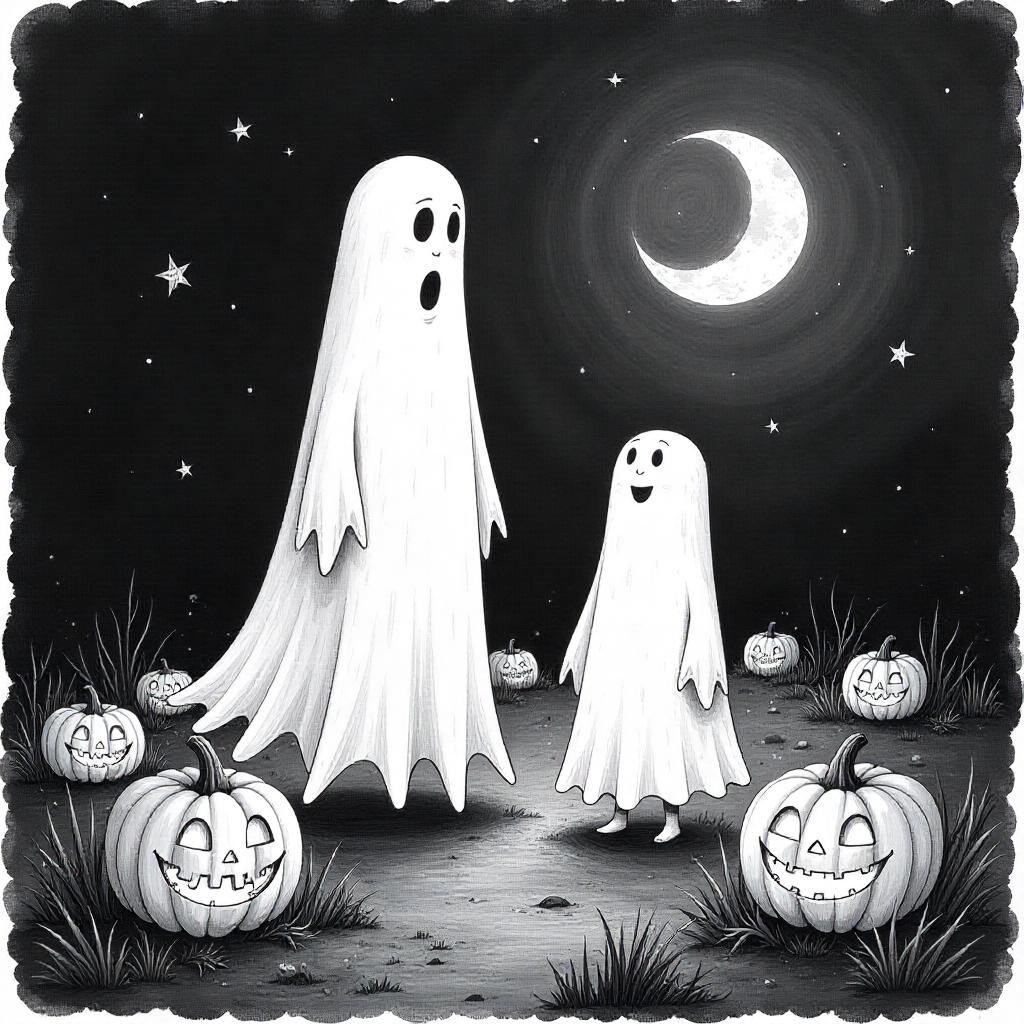 Friendly Ghosts Floating Around