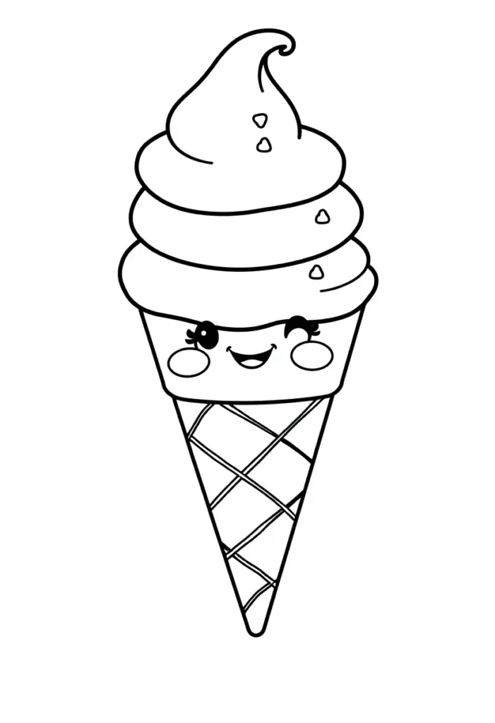 Happy Ice Cream Cone