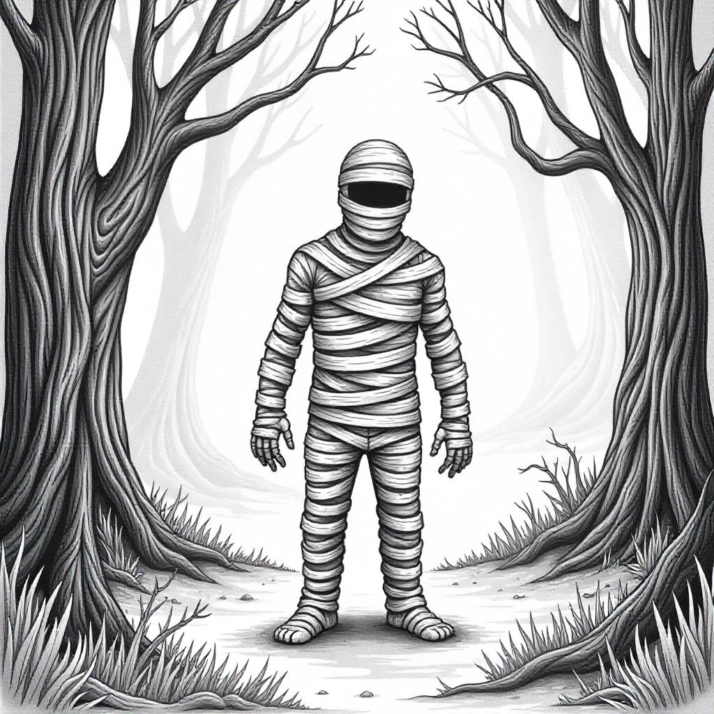Mummy Wrapped in Bandages